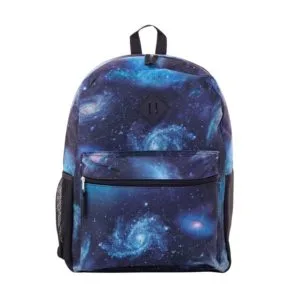 jetstream 4pcs full school day backpack set blue galaxy
