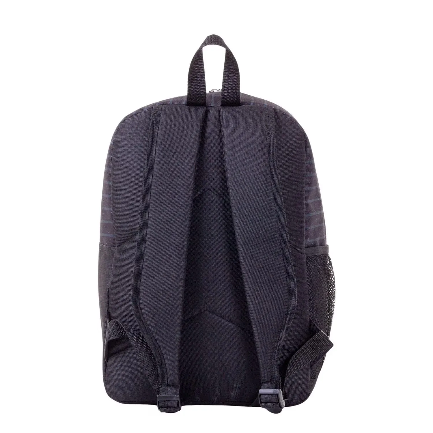 jetstream twin pocket backpack, orange and stripes, multi pocket backpack