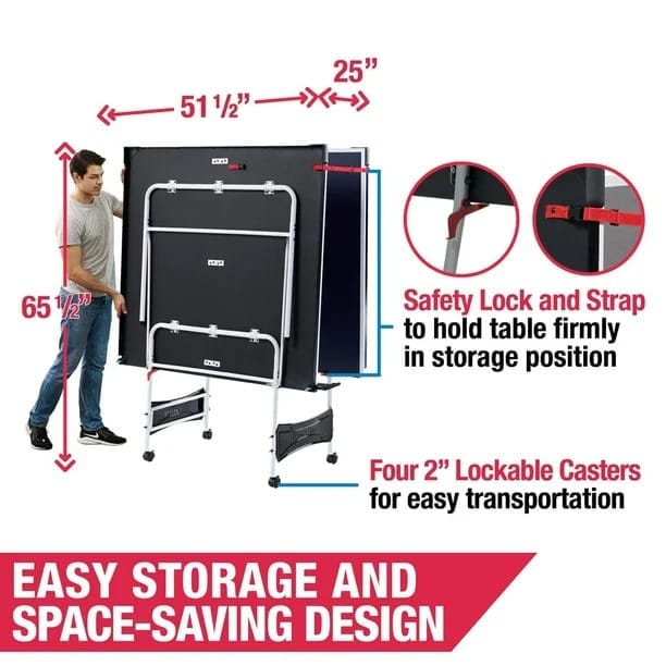 md sports indoor table tennis table, ping pong table, 15mm, navy blue md sports indoor table tennis table, ping pong table, 15mm, navy blue