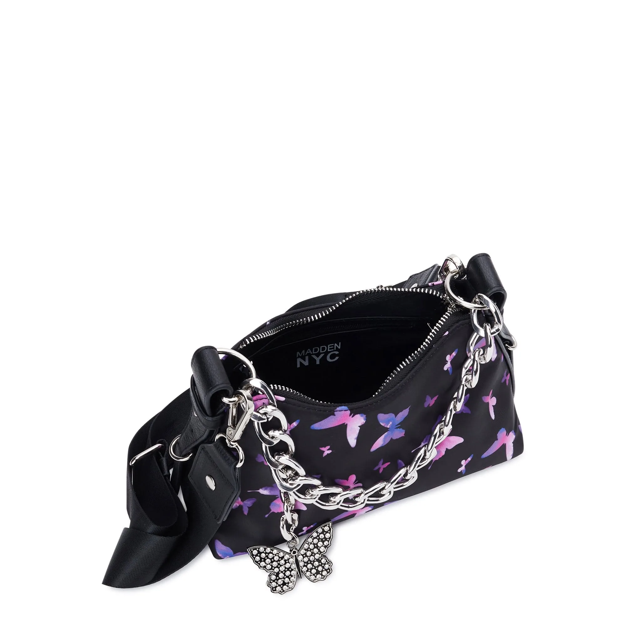 madden nyc women's charm chain crossbody bag madden nyc women's charm chain crossbody bag