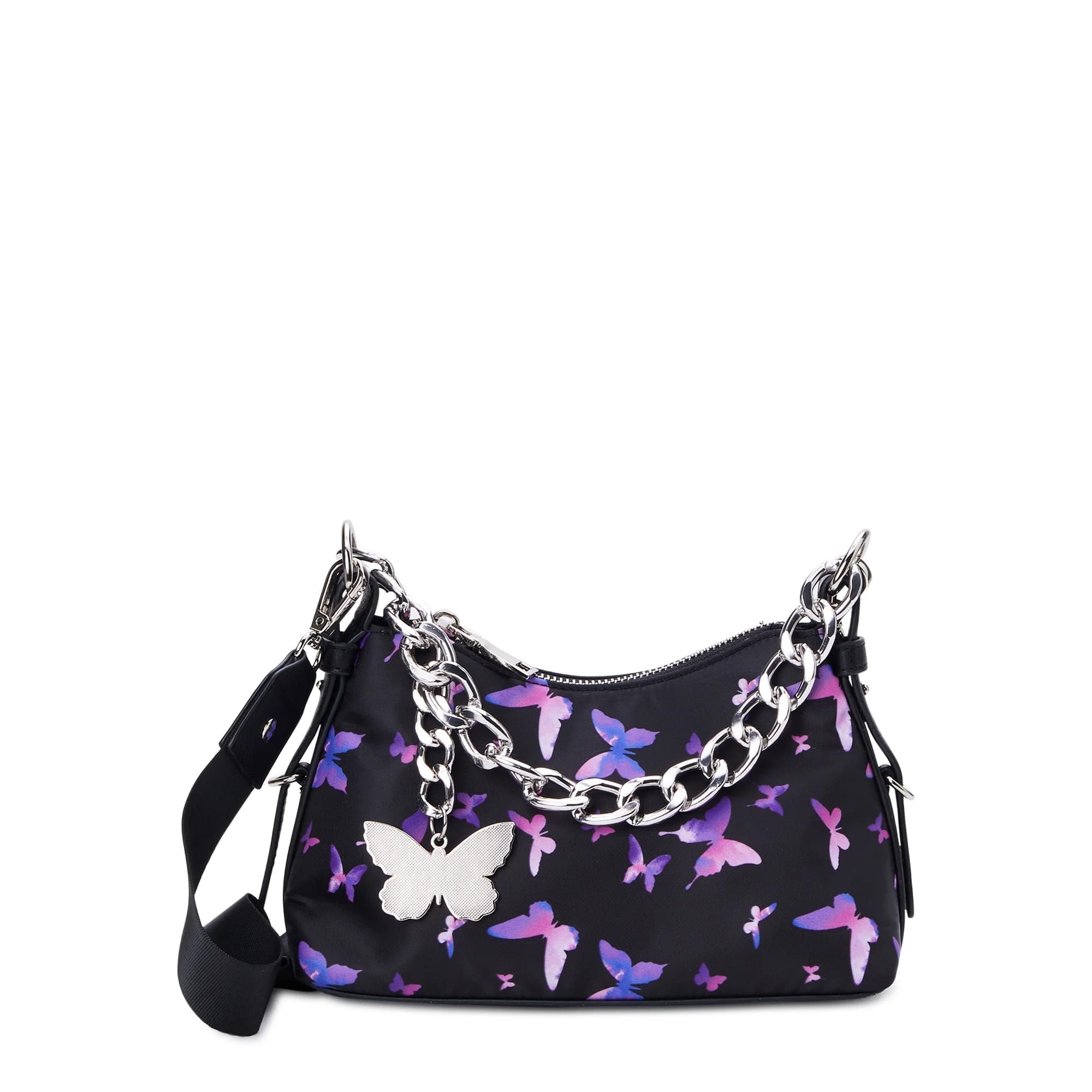 madden nyc women's charm chain crossbody bag