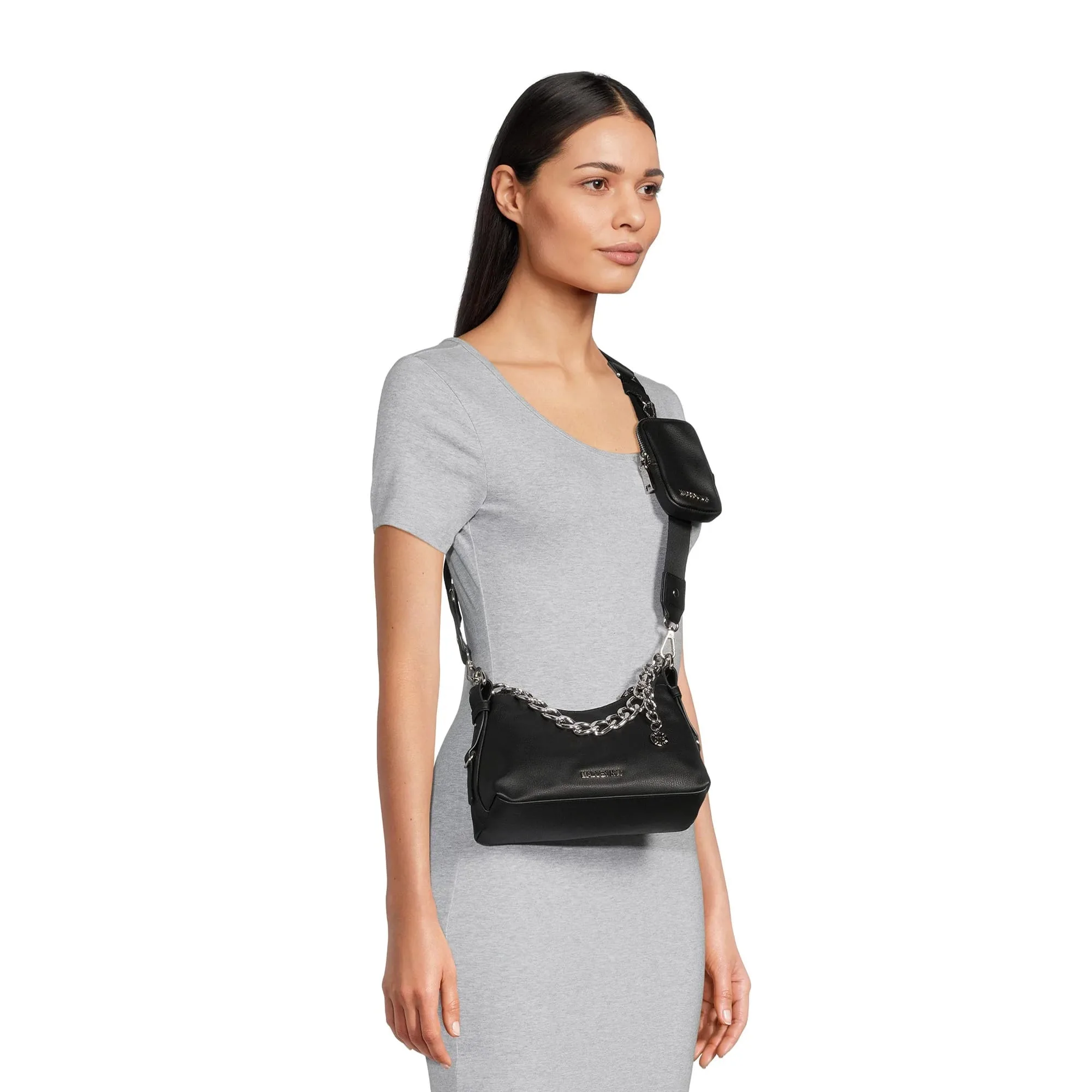 madden nyc charm chain crossbody bag with removable pouch madden nyc charm chain crossbody bag with removable pouch