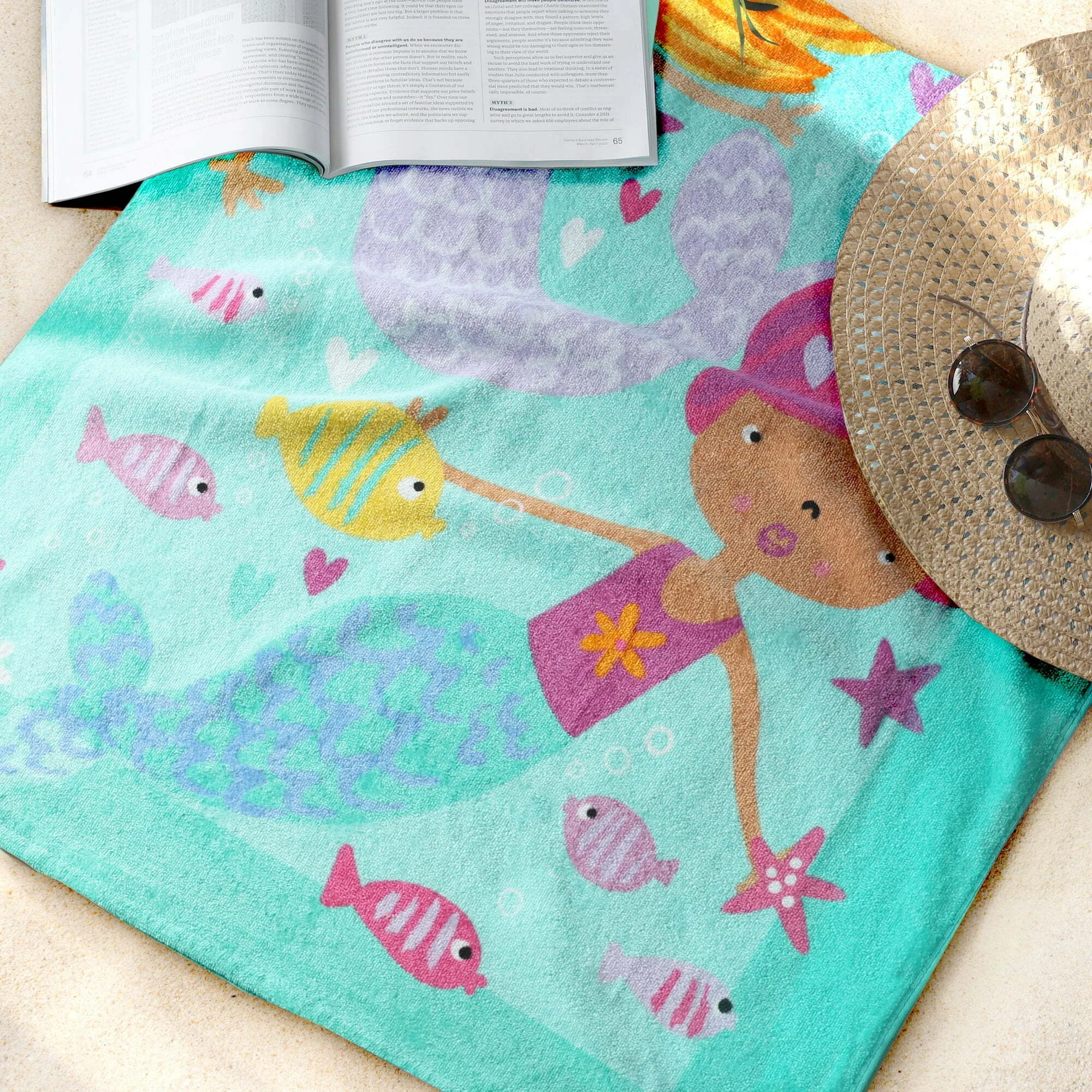 mainstays velour beach towel mermaids multi color 28x60 mainstays velour beach towel mermaids multi color 28x60