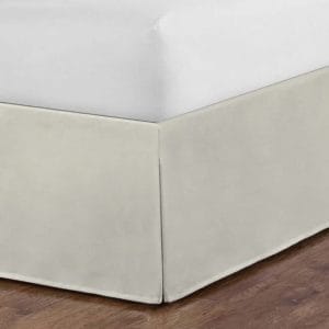 mainstays queen size bed skirt 60" x 80"