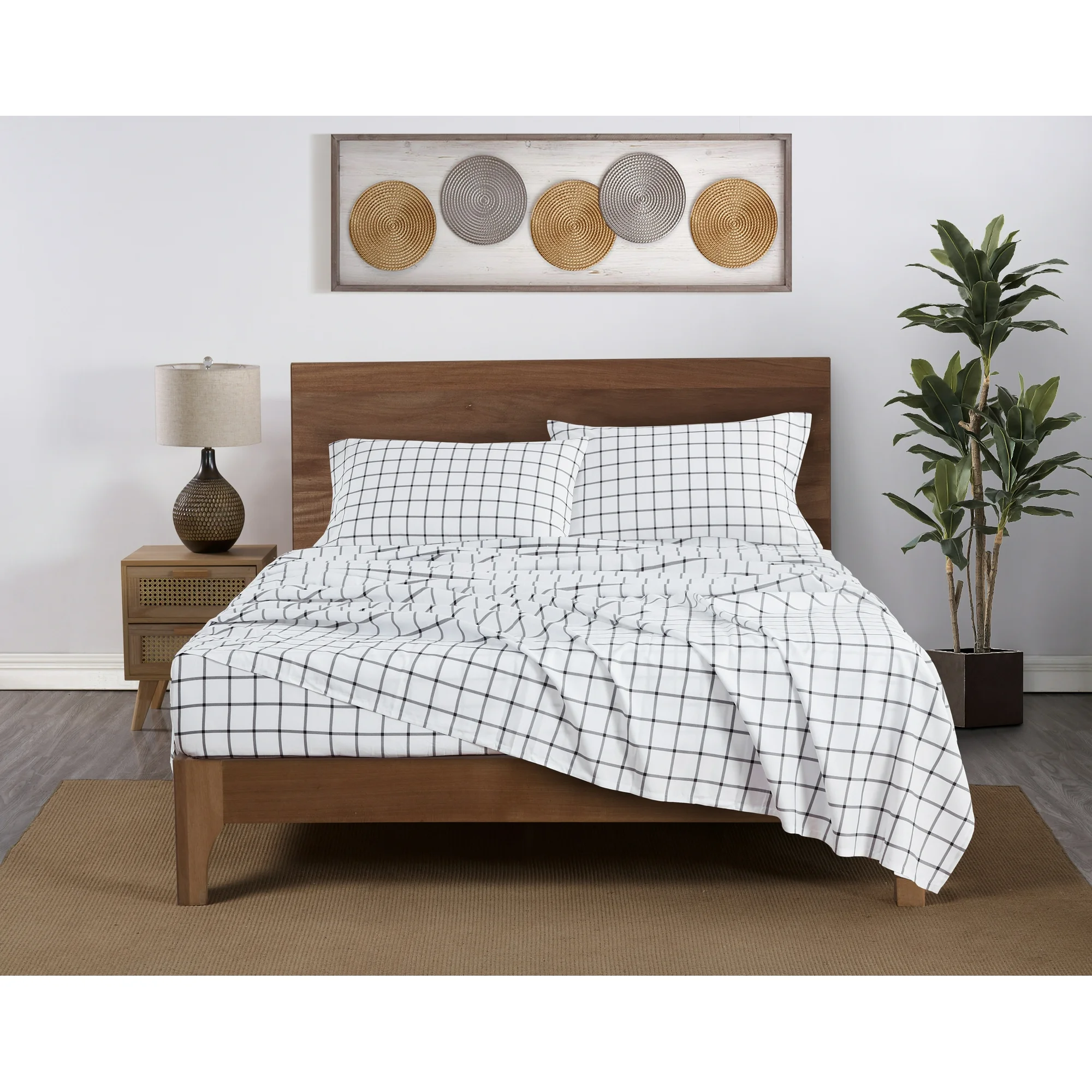 mainstays kids printed soft microfiber queen sheet set 90" x 102 "