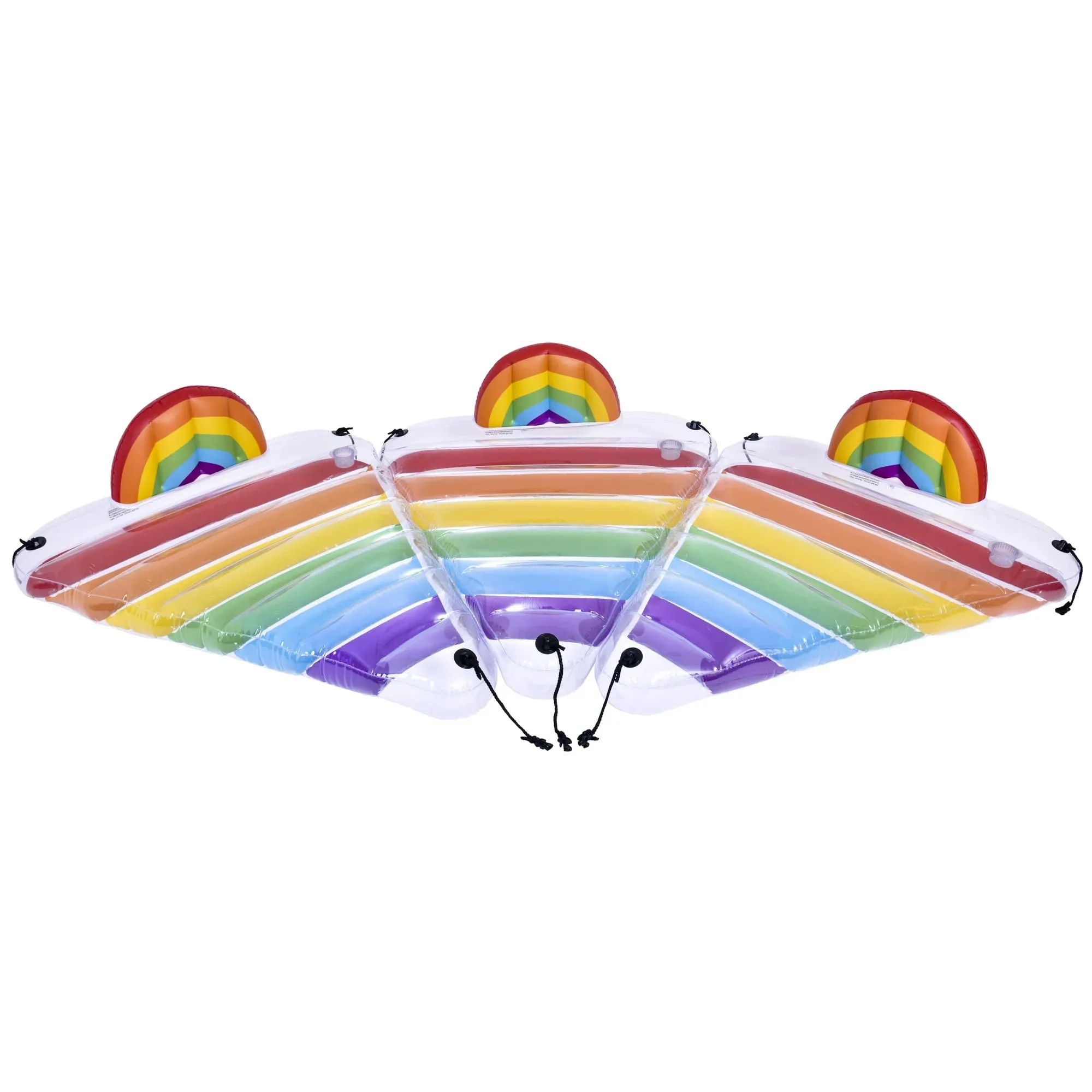ozark trail inflatable unisex 3 piece rainbow multi color