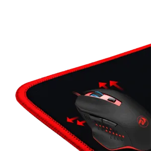 redragon p003 suzaku huge gaming mouse pad mat with special textured surface, silky smooth, non slip backing, waterproof surface, stitched edges, 31.50 x 11.81 x 0.12 inches