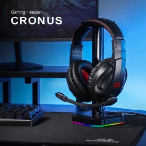 redragon h211 cronus black/white wired gaming headset