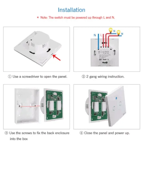 sonoff t1 eu ac90v 250v 600w smart wifi wall touch light switch 1 gang touch/wifi/433 rf/app remote smart home controller work with alexa 2ch