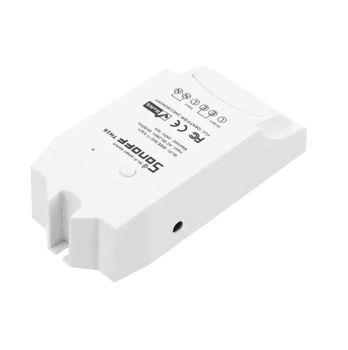 sonoff th16 diy 16a smart home wifi temperature humidity thermostat app remote control switch