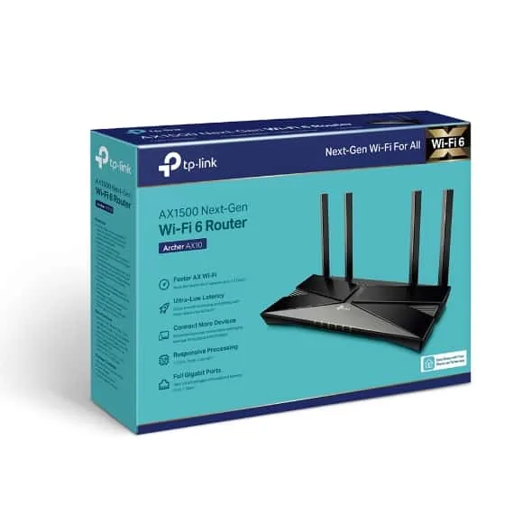 tp link archer ax10 wi fi 6 router ax1500