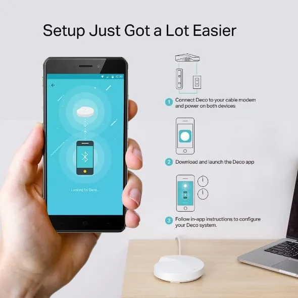 tp link deco m9 plus ac2200 smart home mesh wi fi system 1 pack