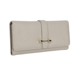 time and tru carol deluxe flap clutch wallet
