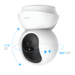 tp link pan/tilt home security wi fi camera tapo c200
