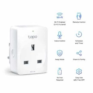 tp link mini smart wi fi socket tapo p100 1 pack uk