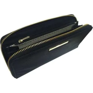 time and tru women's wallet with bar accent