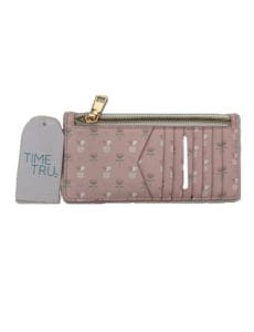 Time & Tru Women Long Zipper Floral Wallet