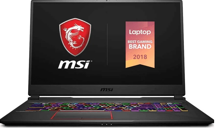 msi ge75 raider 9s7 17e212 222 8gb rtx2080 core i7 32gb 17.3 inch