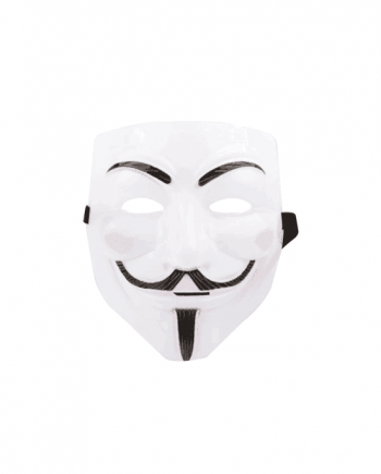 V for Vendetta Design Plastic Mask