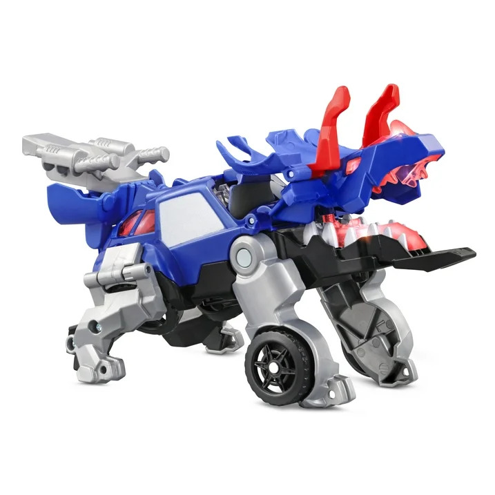 VTech Switch and Go Triceratops Roadster Transforming Blue Dino Crasher - Image 4