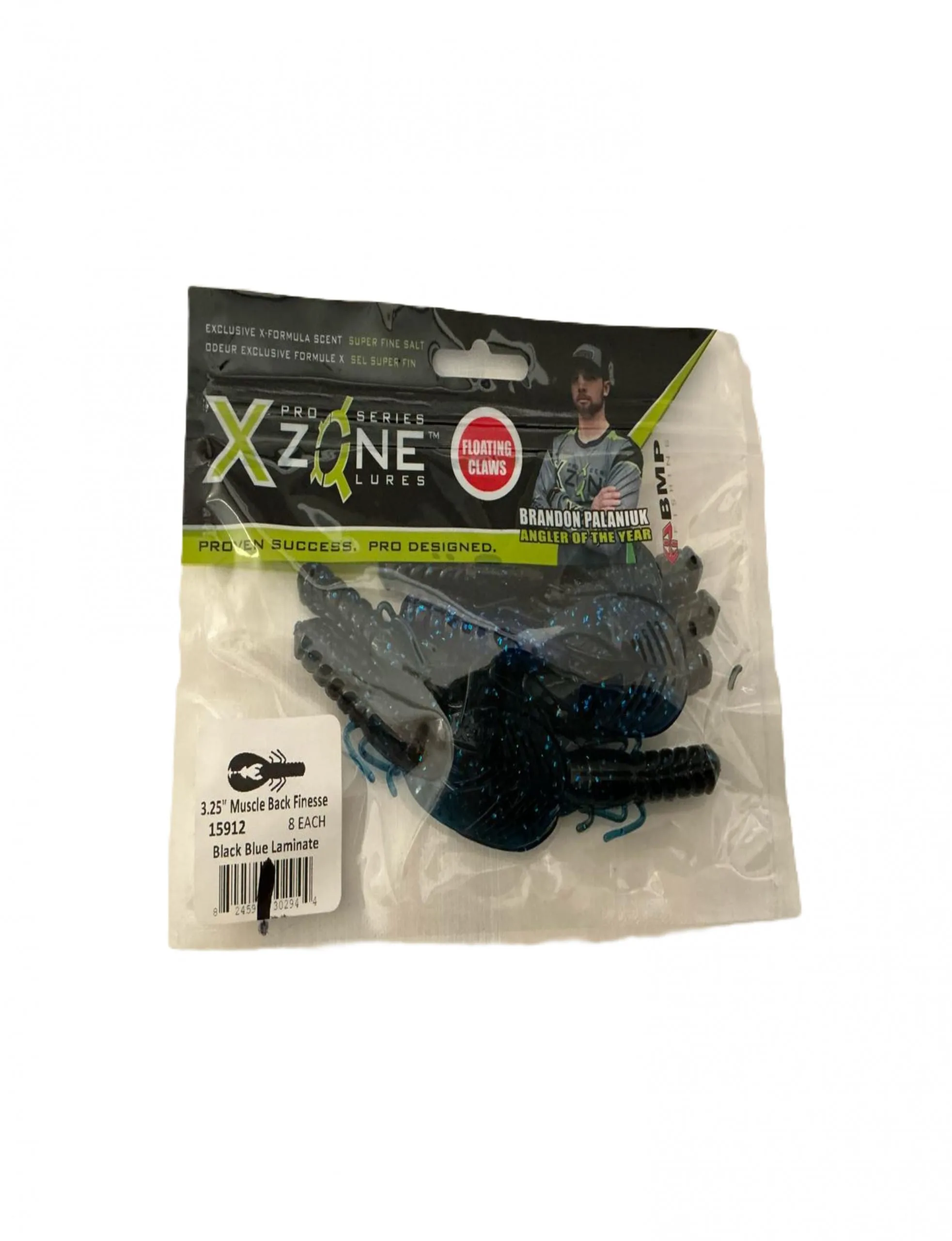 x zone 3.25” adrenaline craw blue x zone 3.25” adrenaline craw blue