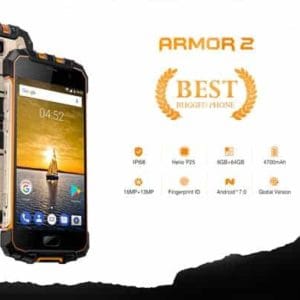 ulefone armor 2 triple proofing phone, 6gb ram+64 gb