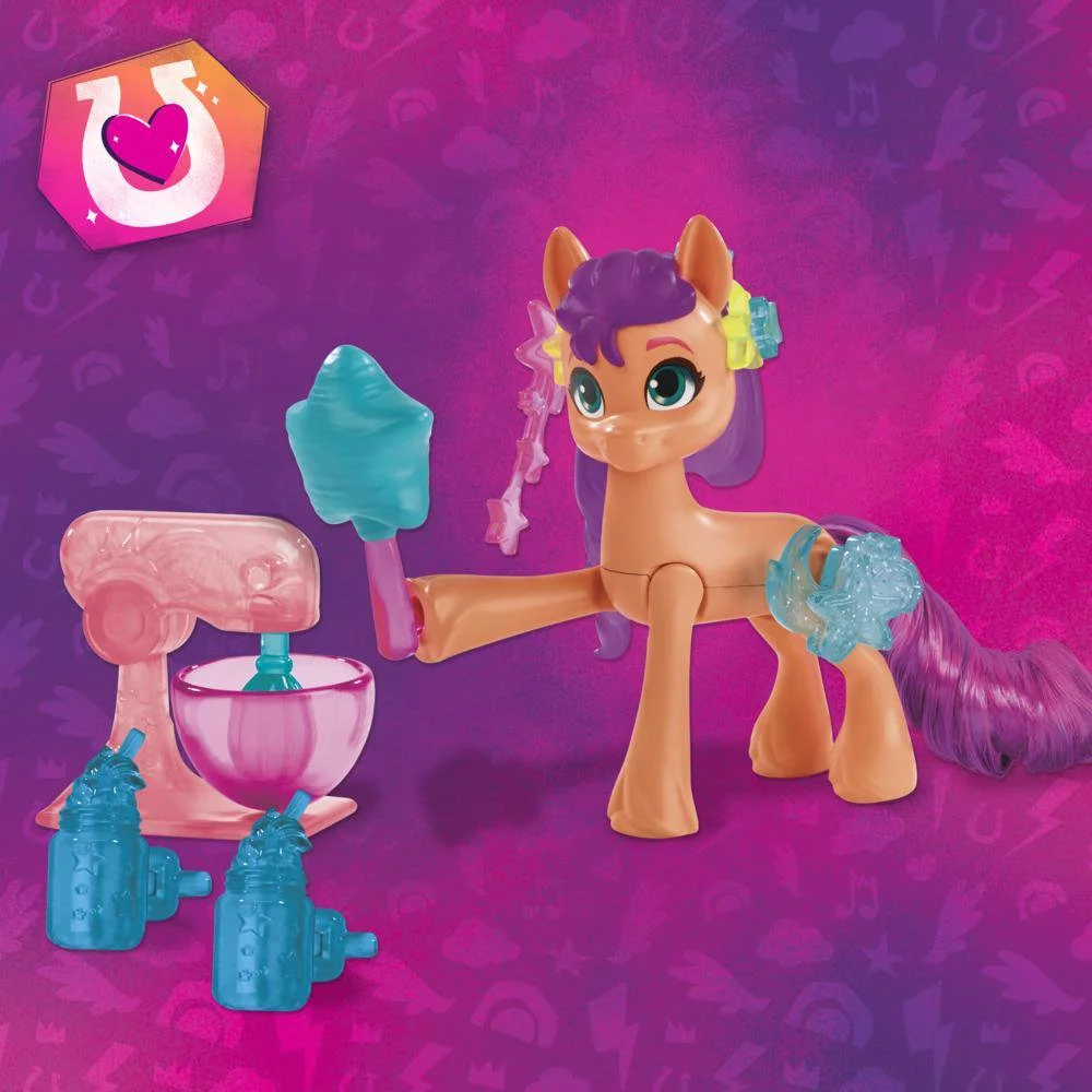 my little pony cutie mark magic sunny starscout 3" pony figure playset
