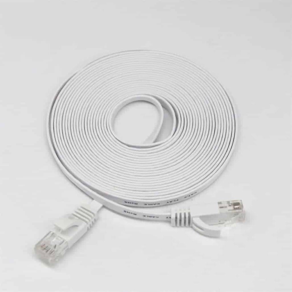 Sale CAT6 Ethernet Cable White (100Ft)