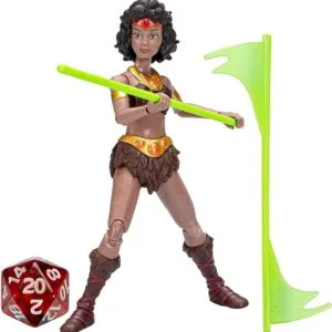 dungeons & dragons cartoon classics 6 inch scale diana the acrobat action figure, d&d 80s cartoon, includes d8 from exclusive d&d dice set