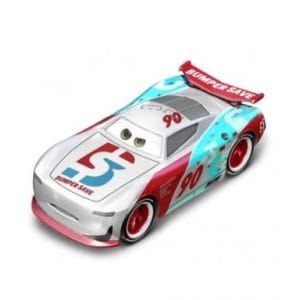 disney pixar cars color changers paul conrev bumper save new nip 2 in 1