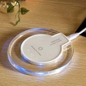 5V 1A Output Qi Standard Ultra-thin Wireless Charger with Charging Indicator, Support QI Standard Phones