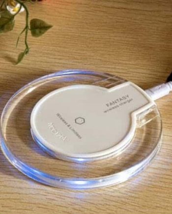 5V 1A Output Qi Standard Ultra-thin Wireless Charger with Charging Indicator, Support QI Standard Phones