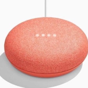 Google Home Mini Coral Color