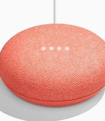 Google Home Mini Coral Color