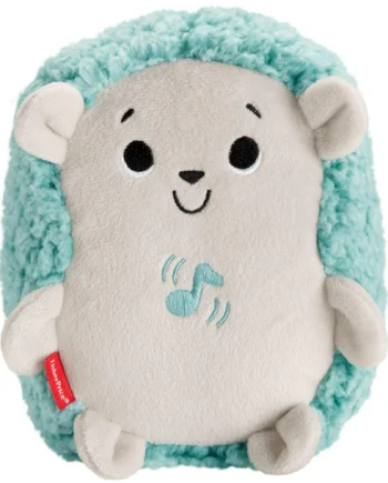 Fisher-Price Calming Vibes Hedgehog Soother Plush Sound Machine for Baby, Blue, Ages 0-2