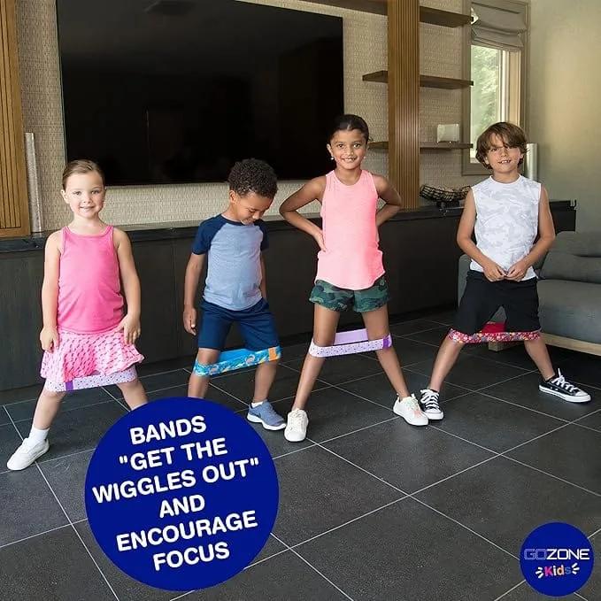 gozone kids x light dino printed bounce bands – blue/orange