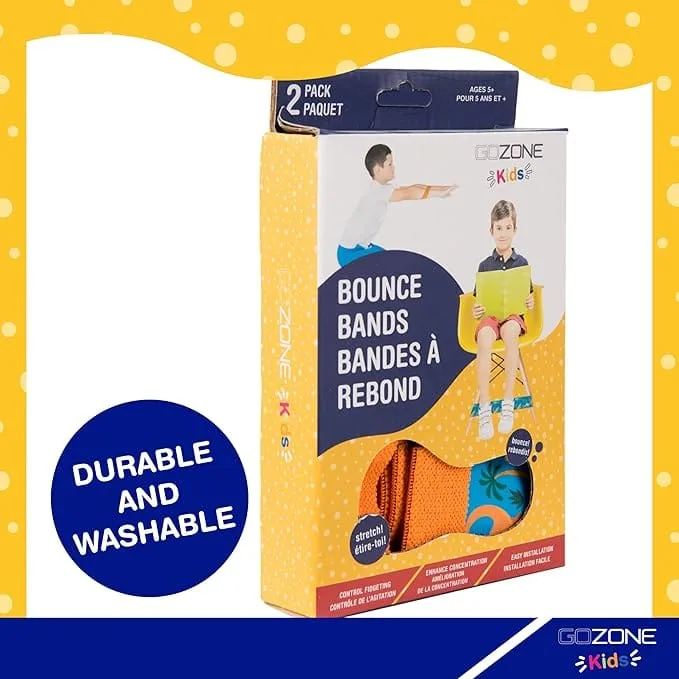 gozone kids x light dino printed bounce bands – blue/orange