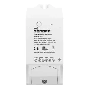 sonoff pow r2 ac90 250v 16a 3500w diy wifi wireless long distance app remote control switch socket power monitor current tester for smart home support 2g/3g/4g network