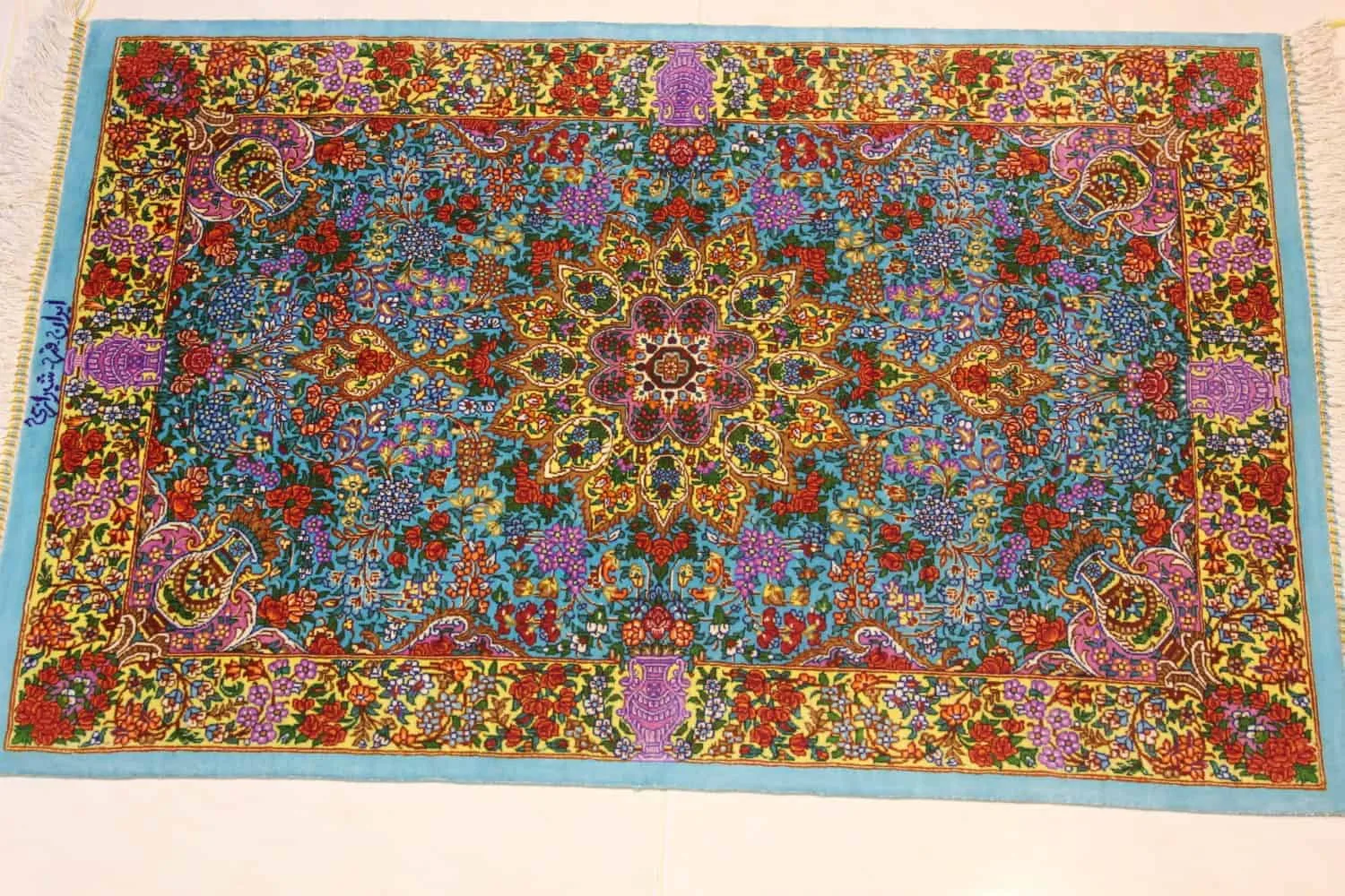 Carpet Handmade Genuine Silk 100% Qum-sherif 60cmx90cm CPT01