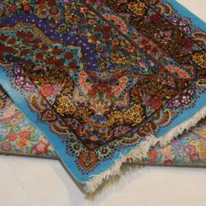 Carpet Genuine 100% Silk HandMade Qum Sherif (Size 150cmx100cm) CPT03