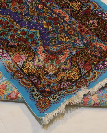 Carpet Genuine 100% Silk HandMade Qum Sherif (Size 150cmx100cm) CPT03