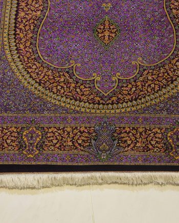 Carpet Genuine 100% Silk Handmade, Qum Sherif, Iran (size 100cmx150cm) - CPT05