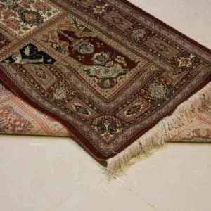 Carpet Genuine 100% Silk Handmade, Qum Sherif, Iran (size 100cmx150cm) - CPT07