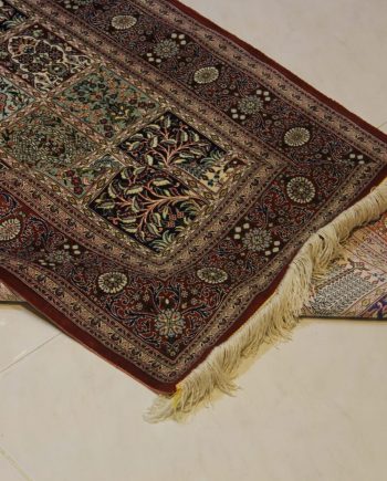Carpet Genuine 100% Silk Handmade, Qum Sherif, Iran (size 100cmx150cm) - CPT08