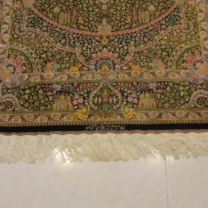 Carpet Genuine 100% Silk Handmade, Qum Sherif, Iran (size 100cmx150cm) - CPT09