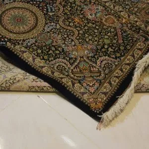 Carpet Genuine 100% Silk Handmade, Qum Sherif, Iran (size 100cmx150cm) - CPT09