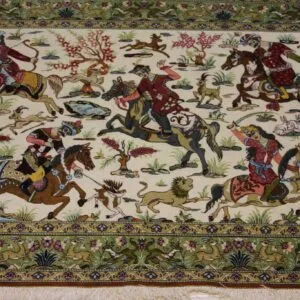 Carpet Genuine 100% Silk Handmade, Kashaan, Iran (size 100cmx150cm) - CPT12