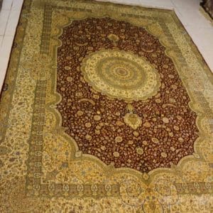 carpet genuine 100% silk handmade, china (size 180cmx280cm) cpt44