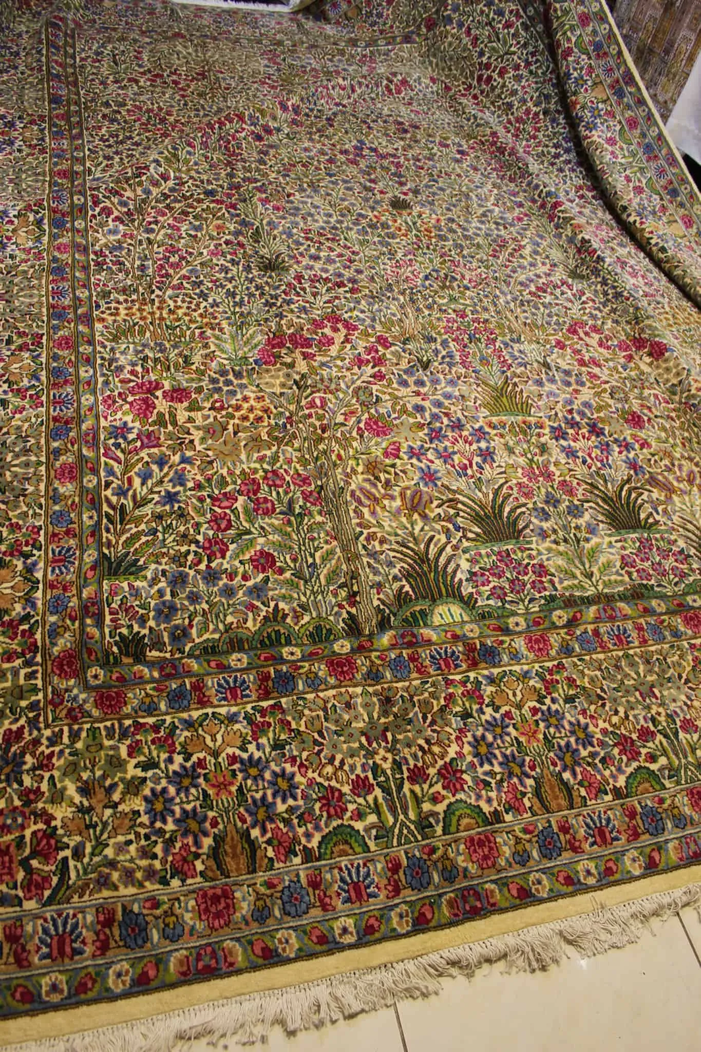 carpet genuine 100% wool , handmade, karmaan, iran (size 300cmx400cm) cpt76
