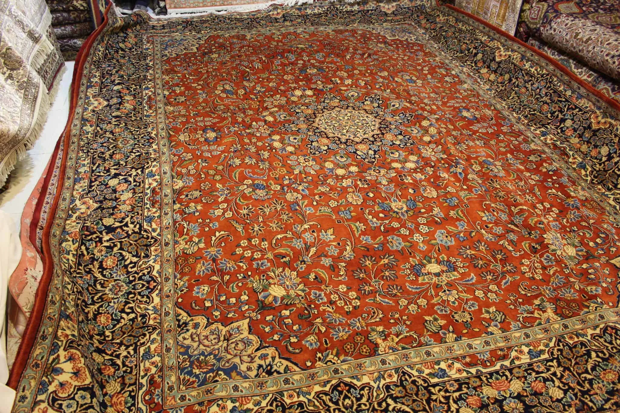 carpet genuine 100% wool , handmade, tabriz, iran (size 300cmx400cm) cpt81